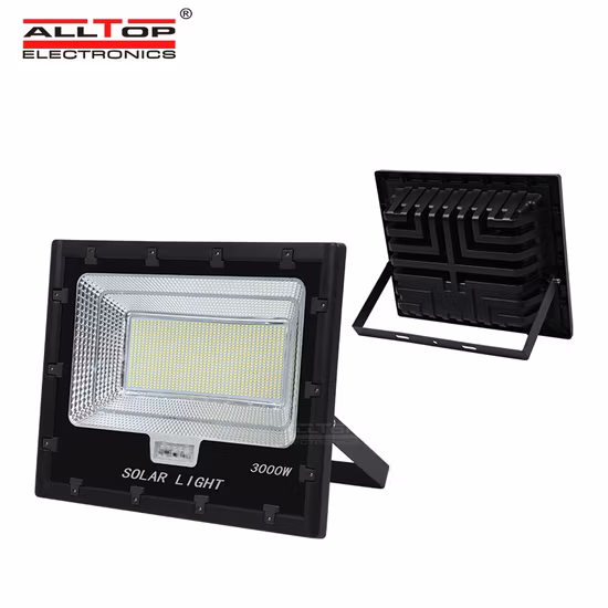 Alltop Luce di Inondazione IP67 Impermeabile per Esterni ad Alta Luminosità 50W 100W 150W 200W Luce Solare a LED Highmast Luce di Inondazione Solare